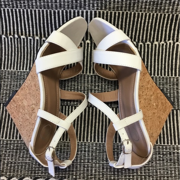 Delightful White Wedges by Beverly Mills - Picture 3 of 6